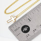 White Shelled Cross Necklace