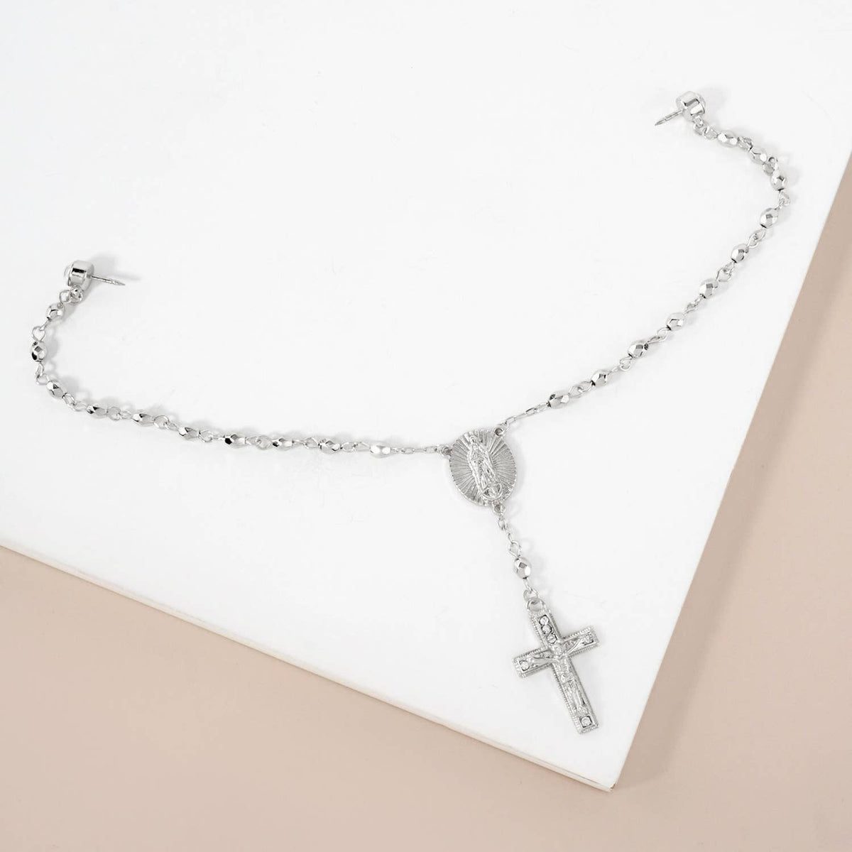 Cap & Pin Rosary Chain Accessory