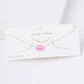 Gold Plated Opal Elephant Necklace