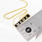 Gold Plated Mini Bar MAMA Necklace