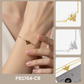 Minimalist Bee Charm Bracelet