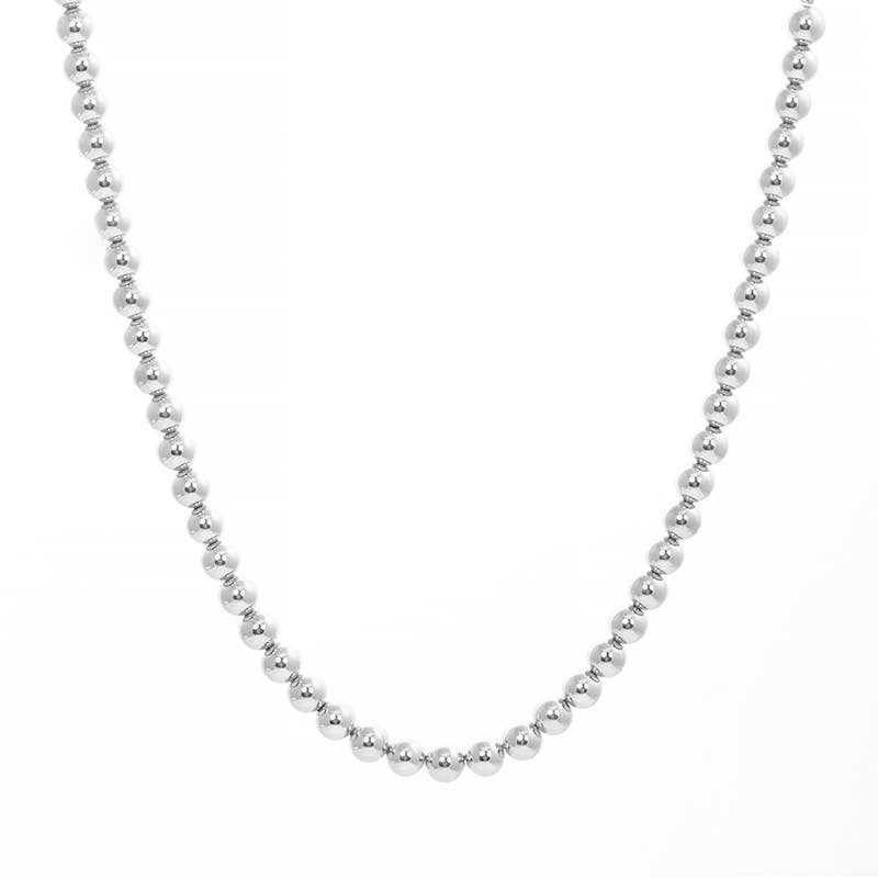 Gold Plated Bold Bead Necklace