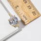 Round Cubic Zirconia Drop Earrings – Solitaire CZ on Lever