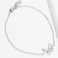 Dainty Pave Butterfly Chain Bracelet