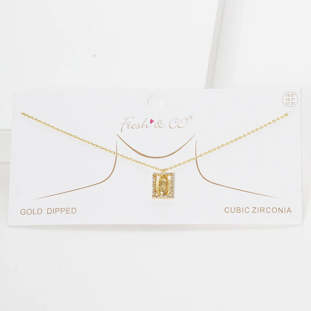 Gold Our Lady of Guadalupe Necklace