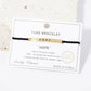 Inspirational Messages "Hope" Tube Bar Bracelet