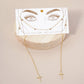Satellite-Style Triangle & Cross Drop 18K-Gold-Dipped Face