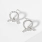 Knot Design 18K-Gold-Dipped Stud Earrings