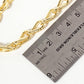 Polished Brass Chain Necklace