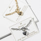 Chunky Chain Heart Bracelet with Magnetic Easy-Clasp