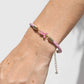 Pink Ribbon Braided Bracelet – Gold-Dipped Awareness Charm