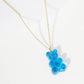 Multicolor Beaded Gummy Bear Necklace