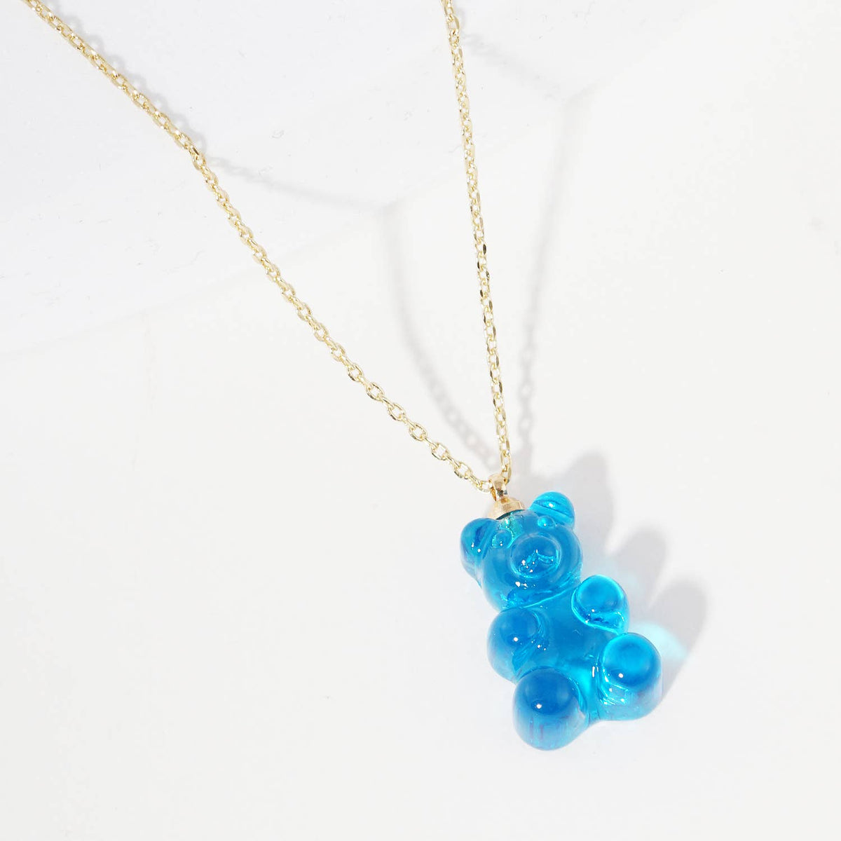 Multicolor Beaded Gummy Bear Necklace