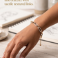 Two-Tone Mixed-Metal Paperclip Link Bracelet