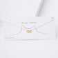 Gold Gigi Text Necklace