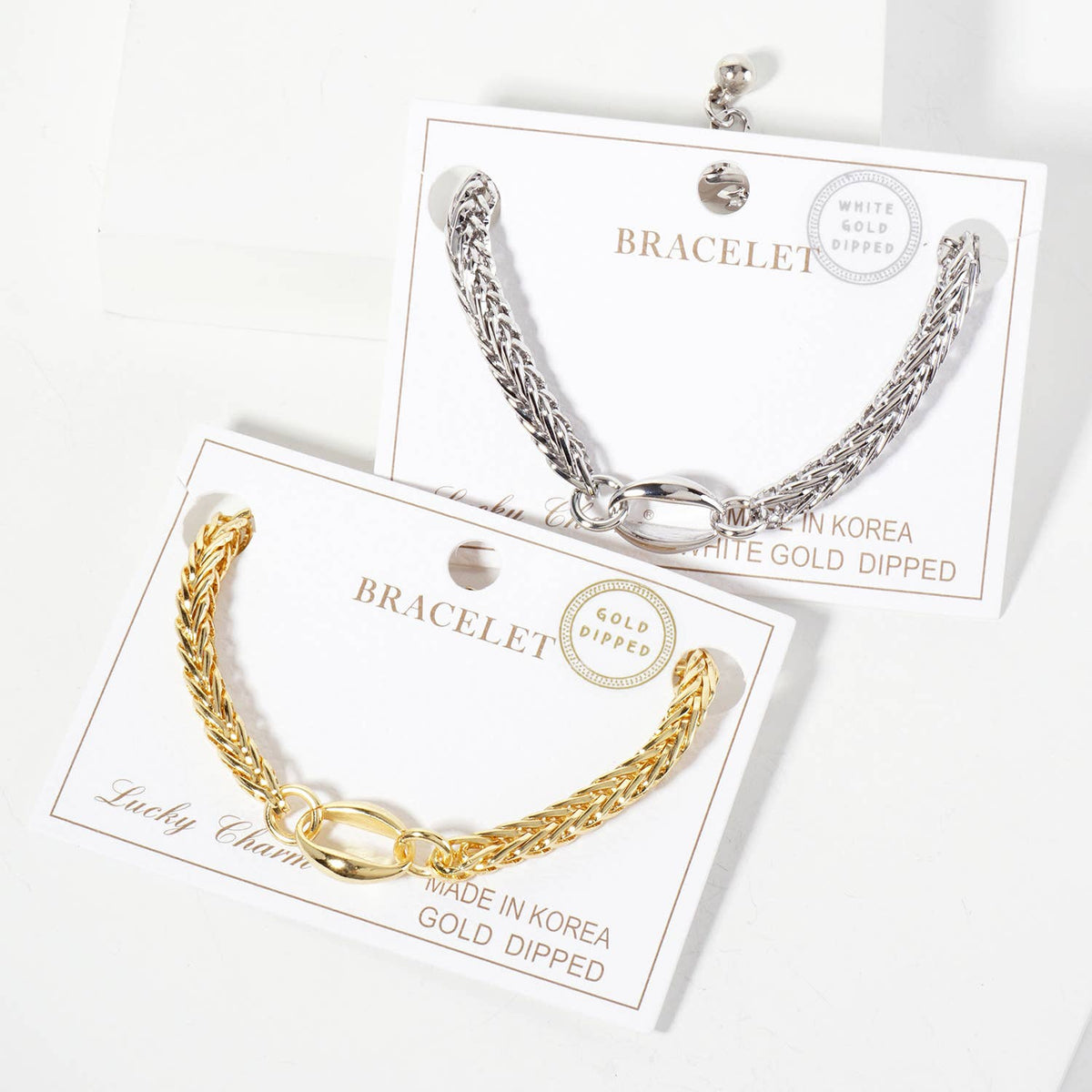 Modern Multi-Strand U-Link Chain Bracelet