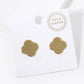 Minimalist Clover Stud Earrings