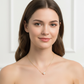 Bridesmaid Pearl and Crystal Pendant Necklace