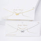 Gold Gigi Text Necklace