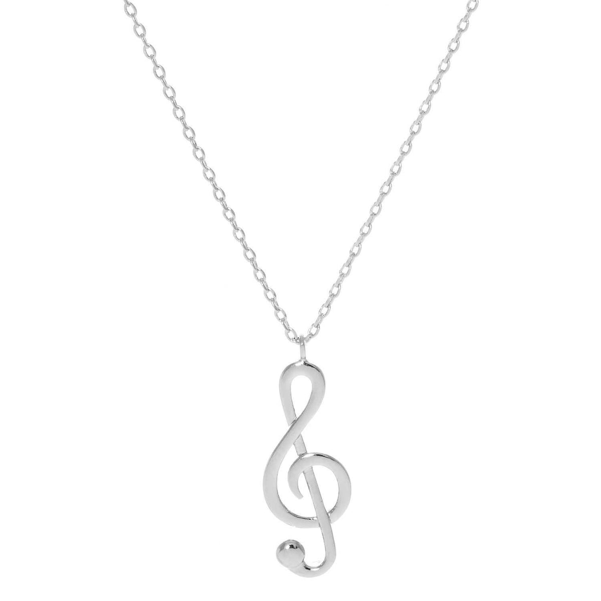 Gold Plated Music Note Necklace