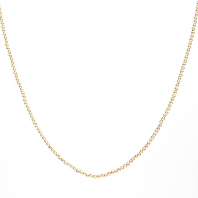 Gold Plated Pearl Beaded Necklace