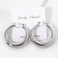 Chunky Dome Hoop Earrings