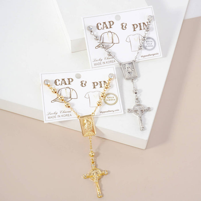 Cap & Pin Lucky Charm Rosary Accessory