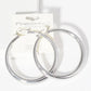 Gold Plated Thin Hoop Earrings