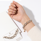 Modern Mixed-Metal Chunky Chain Bracelet