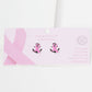 Breast Cancer Awareness Anchor Ribbon Earrings