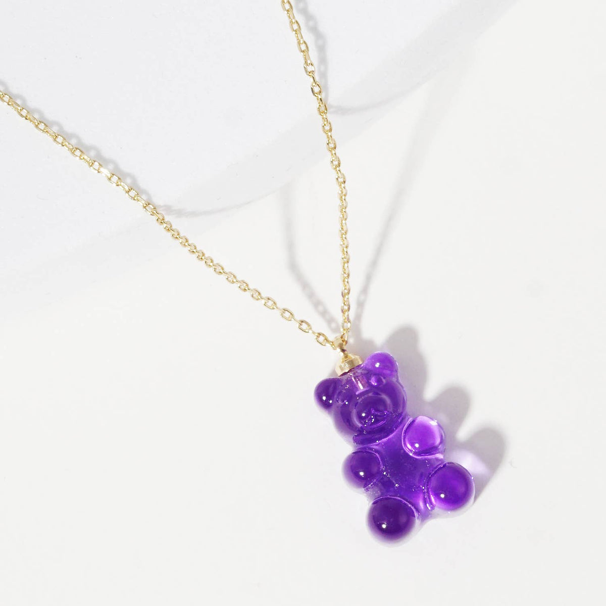 Multicolor Beaded Gummy Bear Necklace