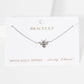 Minimalist Bee Charm Bracelet
