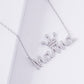 Gold Cubic Queen Mama Necklace