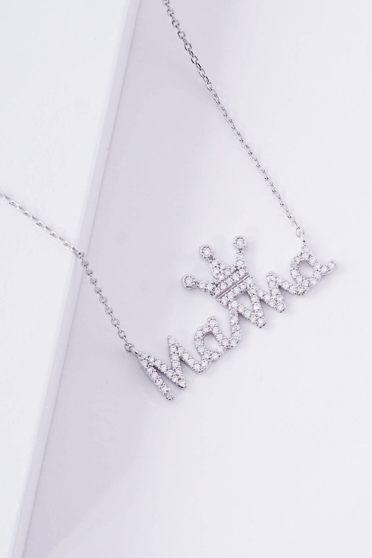 Gold Cubic Queen Mama Necklace