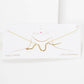 Gold Plated Snake Charm Necklace