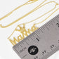 Gold Plated Queen Mama Necklace