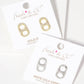 Gold Plated Soda Cap Earrings