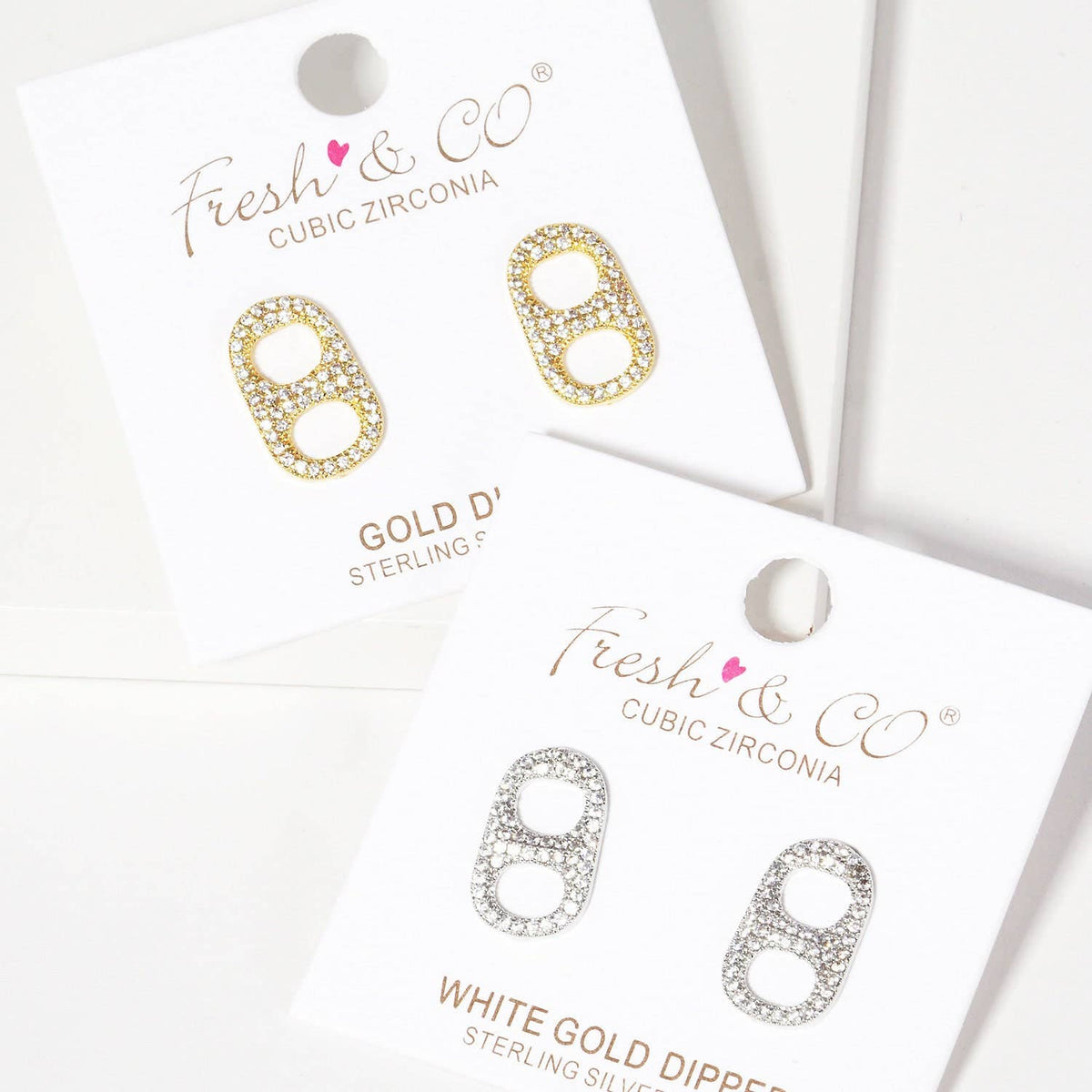 Gold Plated Soda Cap Earrings