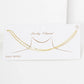 Gold Simple Double Layer Chain Necklace