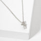 Minimalist Dainty Pave Cactus Pendant Necklace