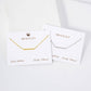 Minimalist Polished Brass Horizontal Bar Chain Bracelet