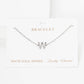 Gold Plated Initial Letter Bracelet