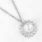 Bridesmaid Pearl & Crystal Sunburst Pendant Necklace