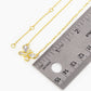 Dainty Cubic Zirconia Butterfly Pendant Necklace