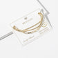 3-in-1 Layered Chain Bracelet with Easy Magnetic Clasp