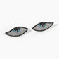 Gold Plated Evil Eye Protection Earrings