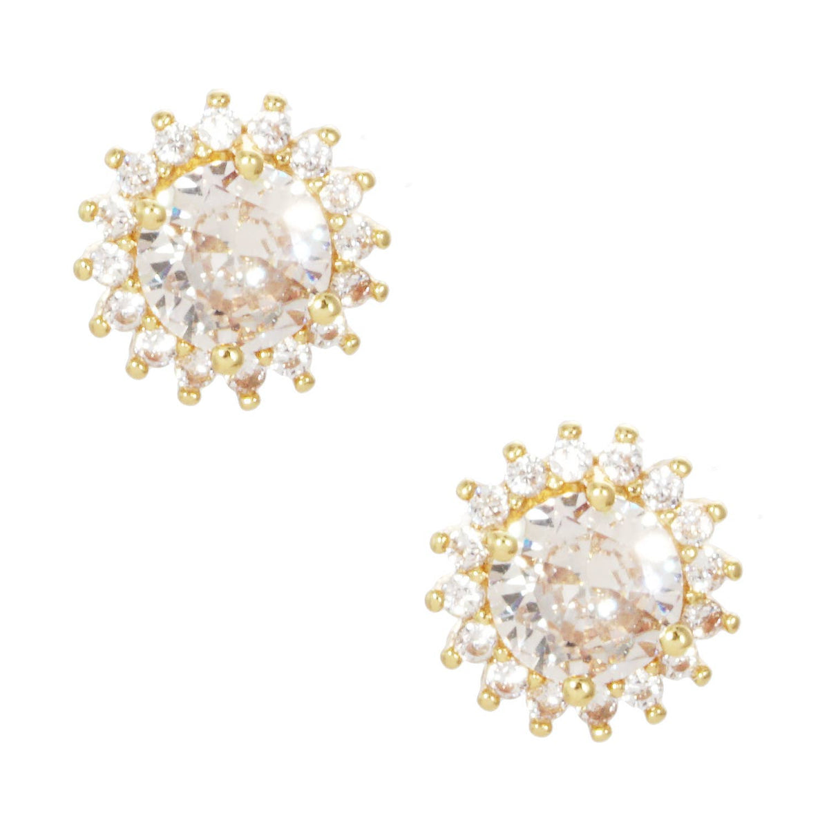Bridesmaid Proposal Halo Stud Earrings
