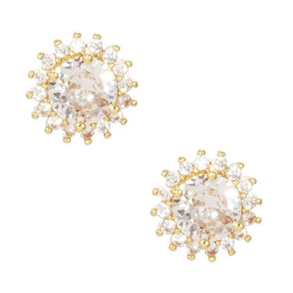 Bridesmaid Proposal Halo Stud Earrings