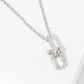 Gold Plated U-Shaped Clip Necklace