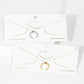 Gold Dipped Crescent Moon Necklace